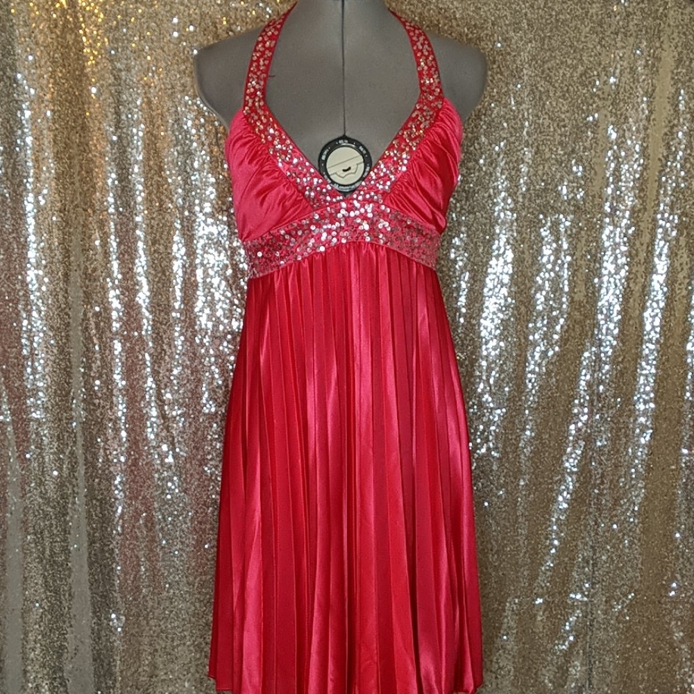 Pink Marilyn/Barbie halter dress